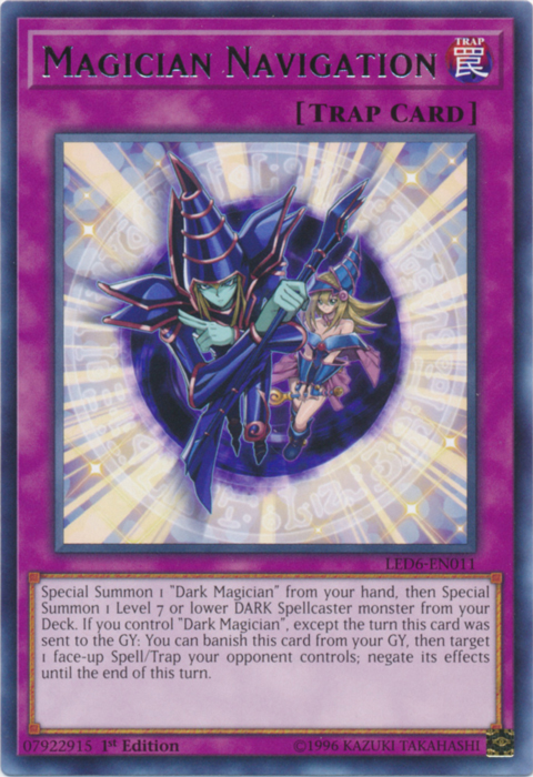 Magician Navigation [LED6-EN011] Rare - Card Brawlers | Quebec | Canada | Yu-Gi-Oh!