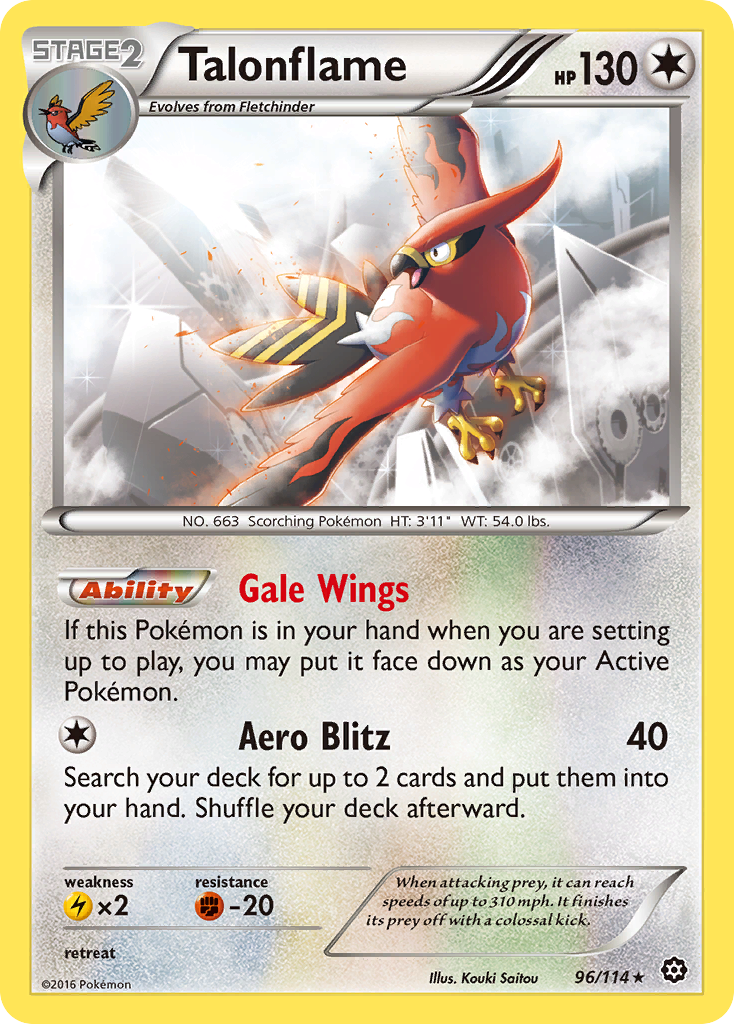Talonflame (96/114) [XY: Steam Siege] - Card Brawlers | Quebec | Canada | Yu-Gi-Oh!