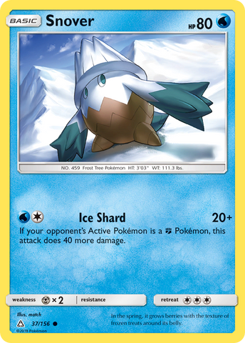 Snover (37/156) [Sun & Moon: Ultra Prism] - Card Brawlers | Quebec | Canada | Yu-Gi-Oh!