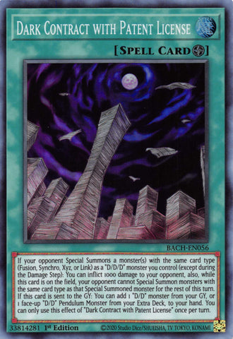 Dark Contract with Patent License [BACH-EN056] Super Rare - Card Brawlers | Quebec | Canada | Yu-Gi-Oh!