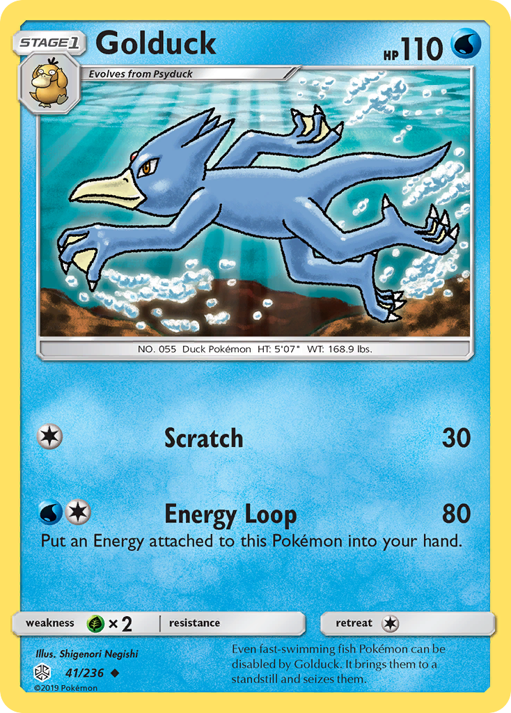 Golduck (41/236) [Sun & Moon: Cosmic Eclipse] - Card Brawlers | Quebec | Canada | Yu-Gi-Oh!