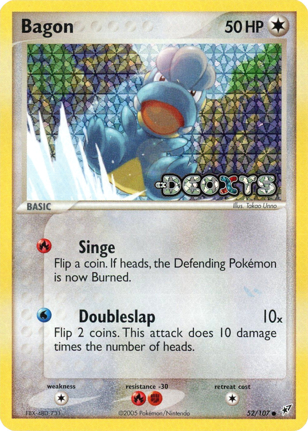 Bagon (52/107) (Stamped) [EX: Deoxys] - Card Brawlers | Quebec | Canada | Yu-Gi-Oh!