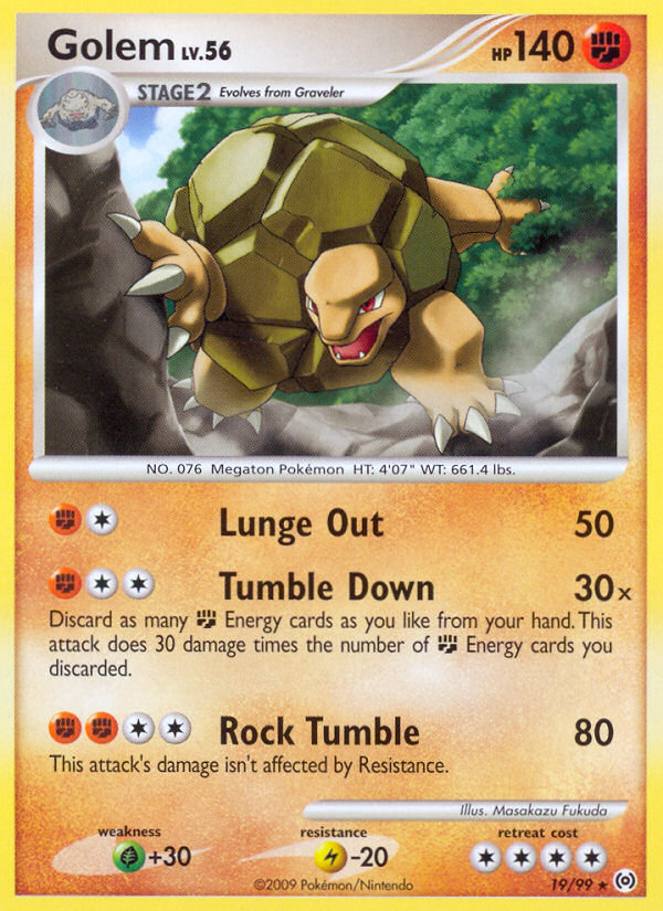 Golem (19/99) [Platinum: Arceus] - Card Brawlers | Quebec | Canada | Yu-Gi-Oh!