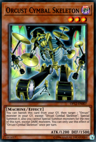 Orcust Cymbal Skeleton [OP12-EN007] Super Rare - Card Brawlers | Quebec | Canada | Yu-Gi-Oh!