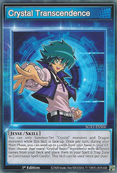 Crystal Transcendance [SGX1-ENS06] Common - Card Brawlers | Quebec | Canada | Yu-Gi-Oh!