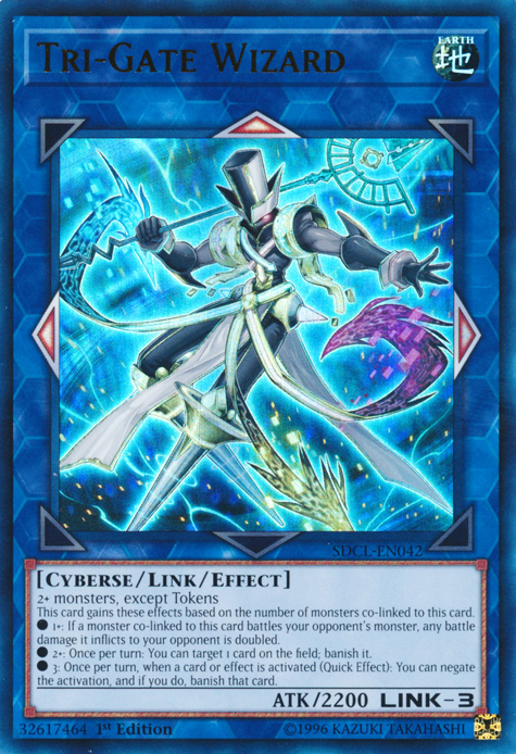 Tri-Gate Wizard [SDCL-EN042] Ultra Rare - Yu-Gi-Oh! - Card Brawlers | Quebec | Canada |