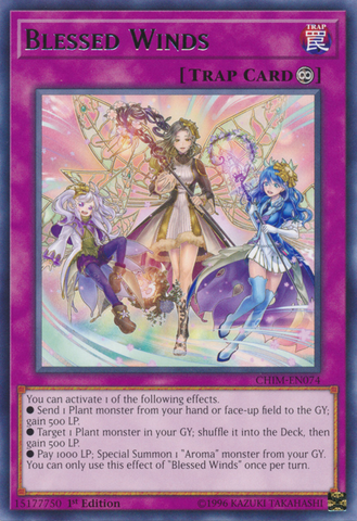 Blessed Winds [CHIM-EN074] Rare - Card Brawlers | Quebec | Canada | Yu-Gi-Oh!