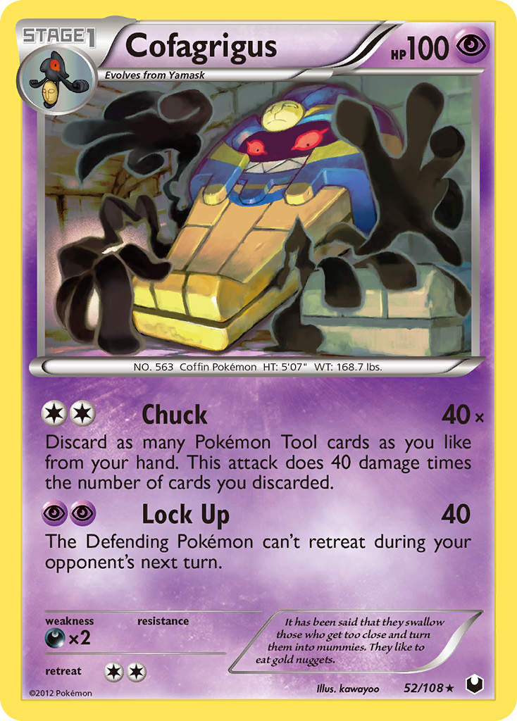 Cofagrigus (52/108) [Black & White: Dark Explorers] - Card Brawlers | Quebec | Canada | Yu-Gi-Oh!