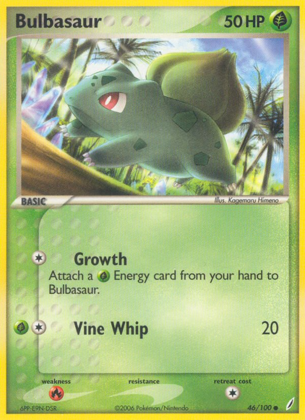 Bulbasaur (46/100) [EX: Crystal Guardians] - Card Brawlers | Quebec | Canada | Yu-Gi-Oh!