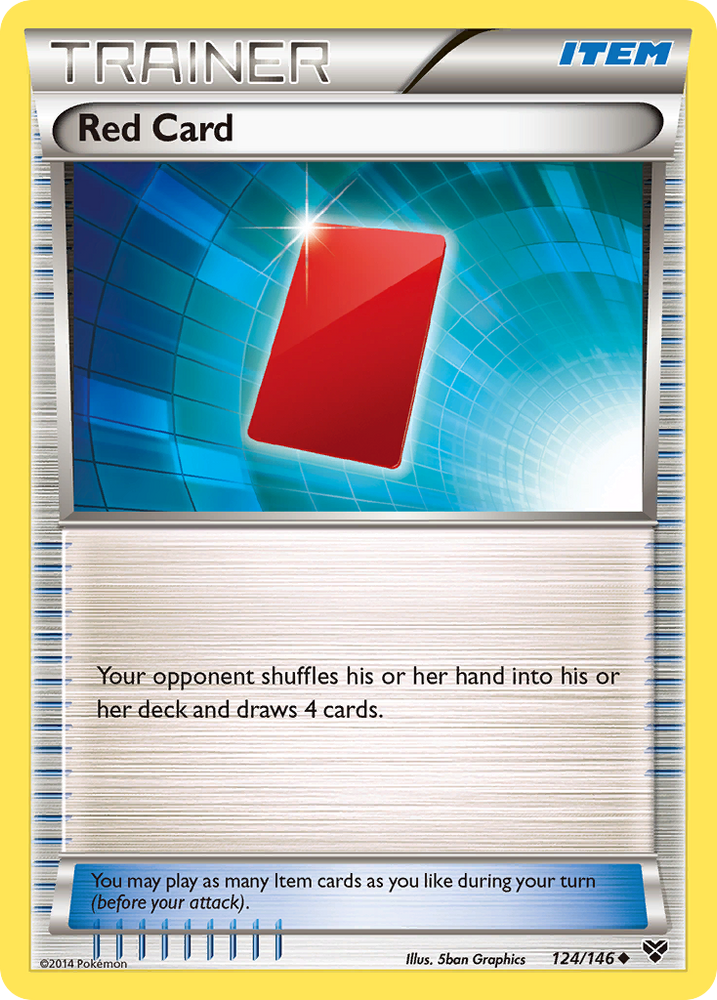 Red Card (124/146) [XY: Base Set] - Card Brawlers | Quebec | Canada | Yu-Gi-Oh!