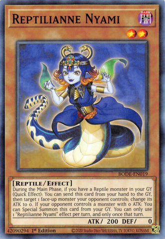 Reptilianne Nyami [BODE-EN019] Common - Card Brawlers | Quebec | Canada | Yu-Gi-Oh!