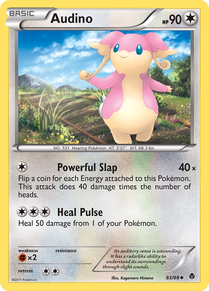 Audino (83/98) [Black & White: Emerging Powers] - Card Brawlers | Quebec | Canada | Yu-Gi-Oh!