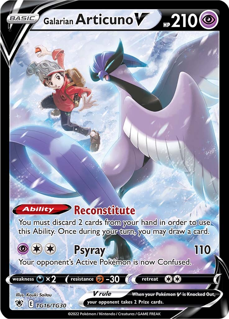 Galarian Articuno V (TG16/TG30) [Sword & Shield: Astral Radiance] - Card Brawlers | Quebec | Canada | Yu-Gi-Oh!