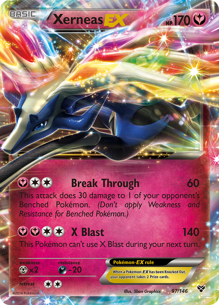 Xerneas EX (97/146) [XY: Base Set] - Card Brawlers | Quebec | Canada | Yu-Gi-Oh!
