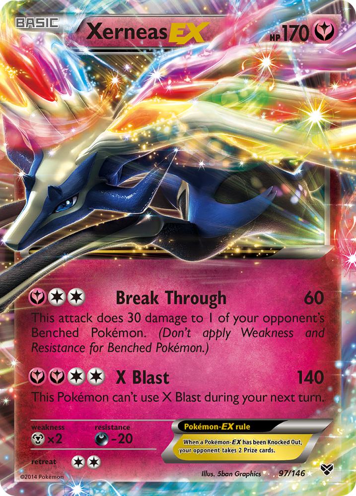 Xerneas EX (97/146) [XY: Base Set] - Card Brawlers | Quebec | Canada | Yu-Gi-Oh!