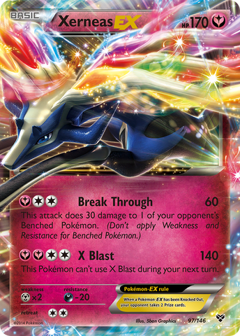 Xerneas EX (97/146) [XY: Base Set] - Card Brawlers | Quebec | Canada | Yu-Gi-Oh!