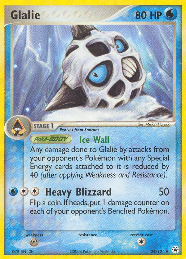 Glalie (34/101) [EX: Hidden Legends] - Card Brawlers | Quebec | Canada | Yu-Gi-Oh!