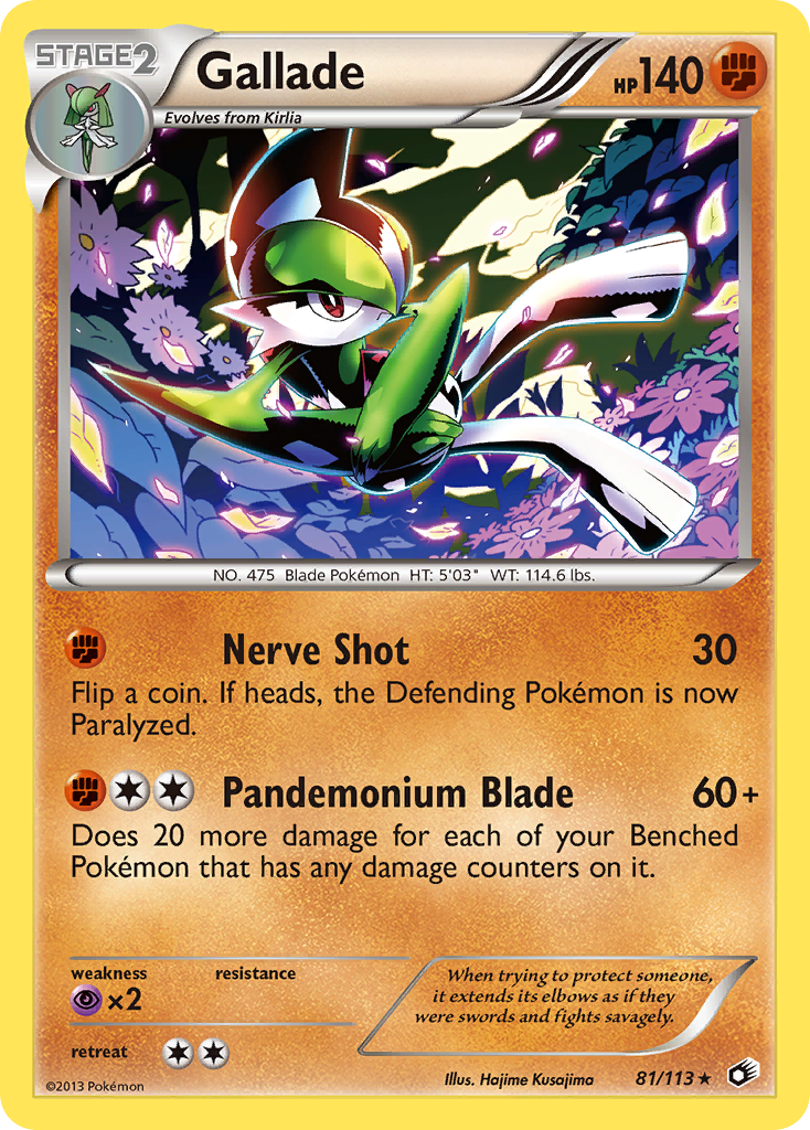 Gallade (81/113) [Black & White: Legendary Treasures] - Card Brawlers | Quebec | Canada | Yu-Gi-Oh!