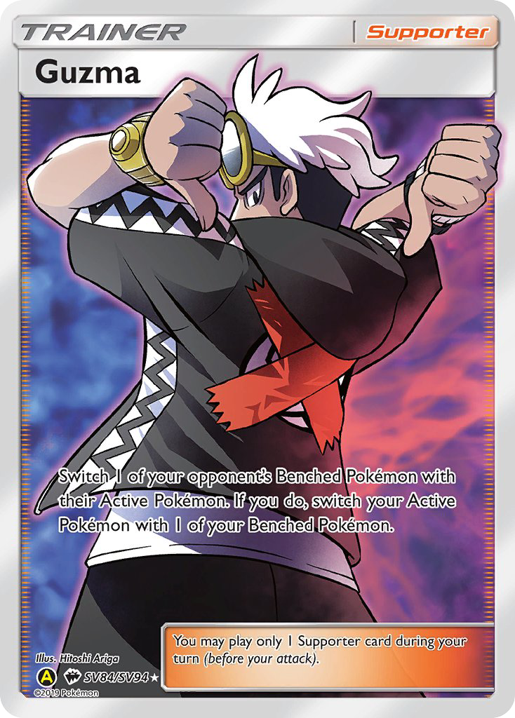Guzma (SV84/SV94) [Sun & Moon: Hidden Fates - Shiny Vault] - Card Brawlers | Quebec | Canada | Yu-Gi-Oh!