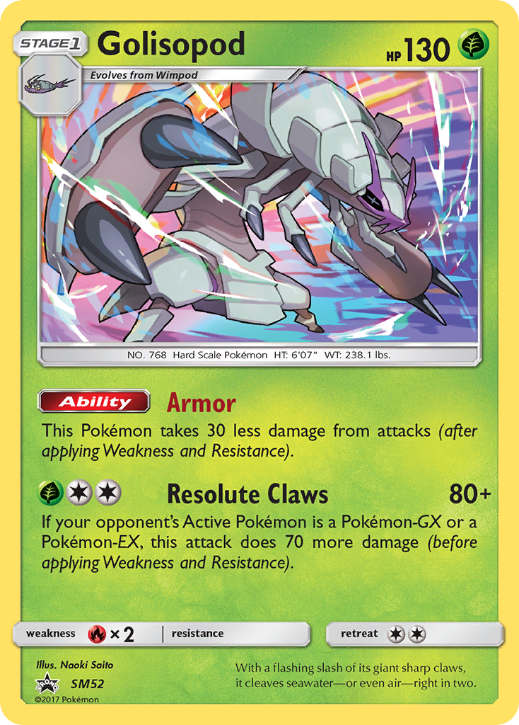 Golisopod (SM52) [Sun & Moon: Black Star Promos] - Card Brawlers | Quebec | Canada | Yu-Gi-Oh!