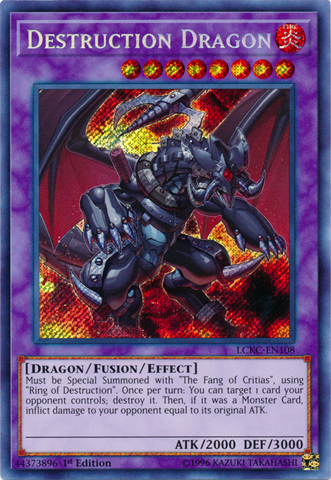 Destruction Dragon [LCKC-EN108] Secret Rare - Card Brawlers | Quebec | Canada | Yu-Gi-Oh!
