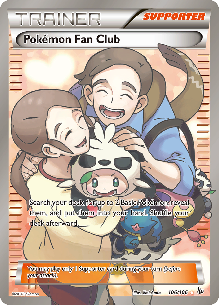 Pokemon Fan Club (106/106) [XY: Flashfire] - Card Brawlers | Quebec | Canada | Yu-Gi-Oh!