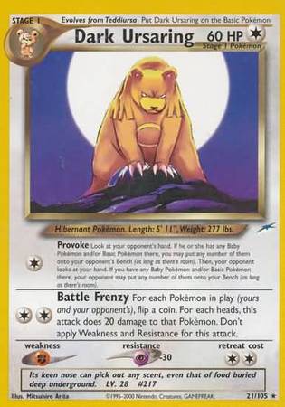 Dark Ursaring (21/105) [Neo Destiny Unlimited] - Card Brawlers | Quebec | Canada | Yu-Gi-Oh!