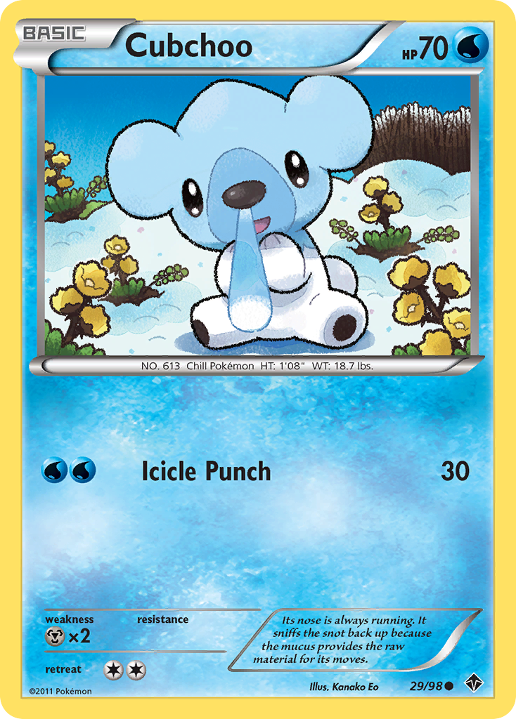 Cubchoo (29/98) [Black & White: Emerging Powers] - Card Brawlers | Quebec | Canada | Yu-Gi-Oh!