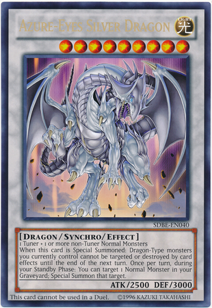 Azure-Eyes Silver Dragon (Oversized) (Silver Dragon) [SDBE-EN040] Promo - Card Brawlers | Quebec | Canada | Yu-Gi-Oh!