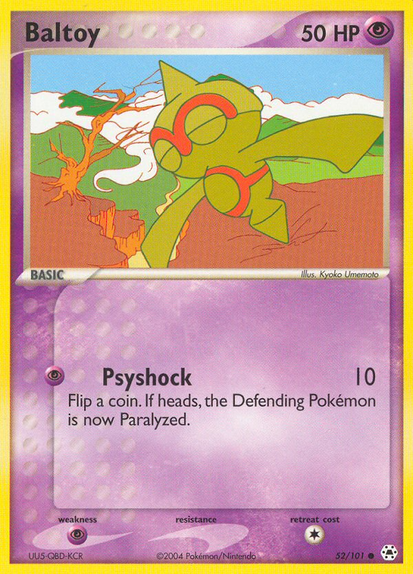Baltoy (52/101) [EX: Hidden Legends] - Card Brawlers | Quebec | Canada | Yu-Gi-Oh!