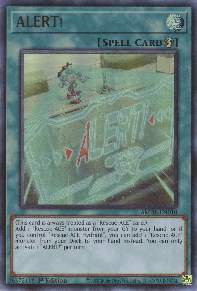 ALERT! [AMDE-EN010] Ultra Rare - Card Brawlers | Quebec | Canada | Yu-Gi-Oh!