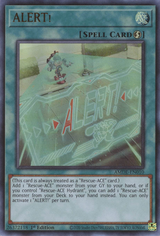 ALERT! [AMDE-EN010] Ultra Rare - Card Brawlers | Quebec | Canada | Yu-Gi-Oh!