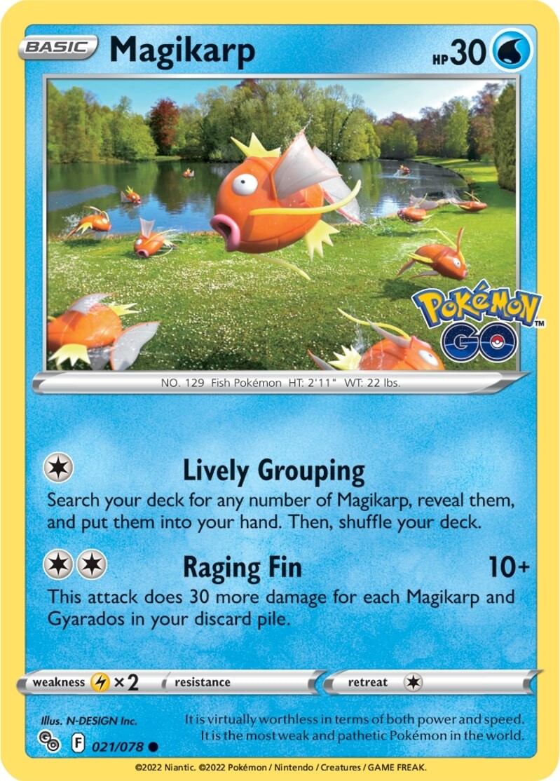 Magikarp (021/078) [Pokémon GO] - Card Brawlers | Quebec | Canada | Yu-Gi-Oh!