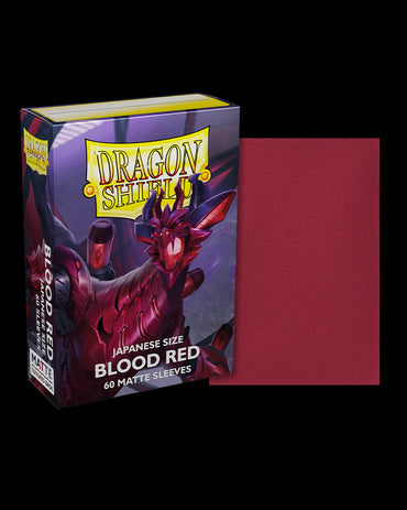 Dragon Shield Matte Sleeve - Blood Red ‘Juusouken' 60ct - Card Brawlers | Quebec | Canada | Yu-Gi-Oh!