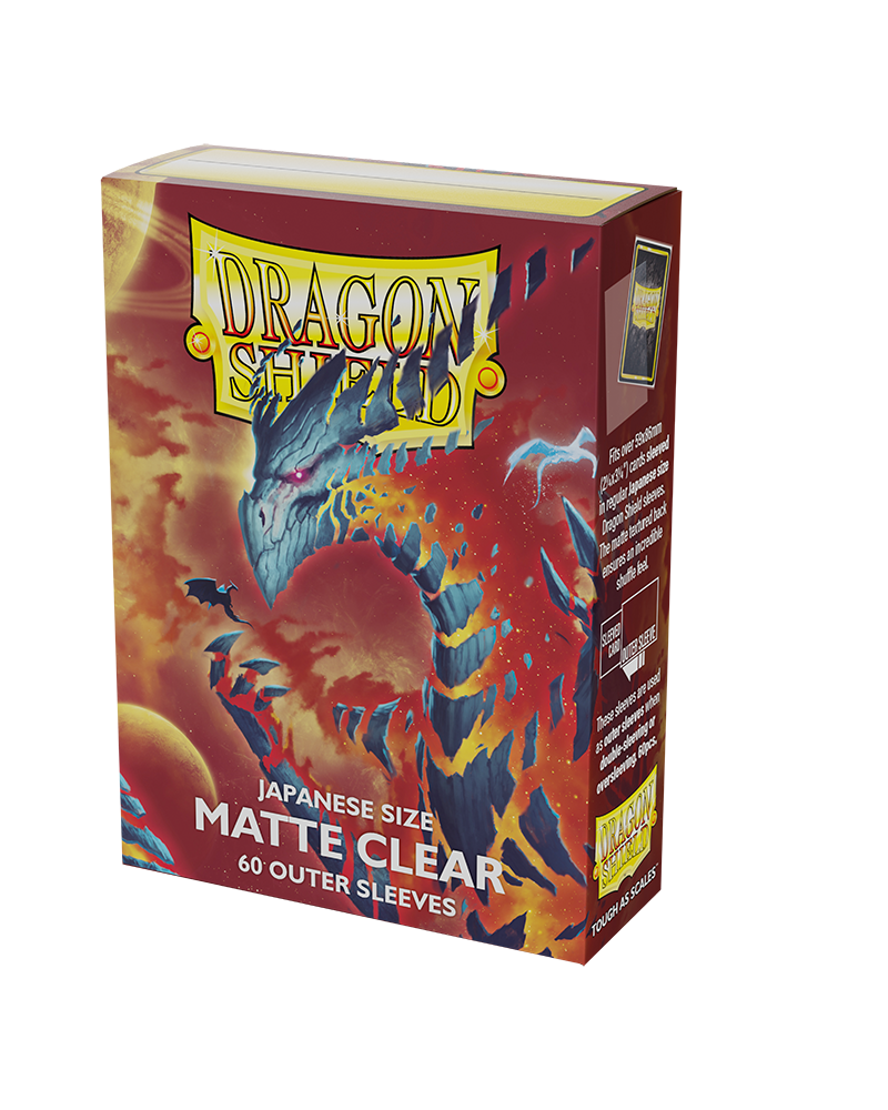 Dragon Shield Matte Sleeve - Matte Clear Outer Sleeves ‘Cosmere’ 60ct - Card Brawlers | Quebec | Canada | Yu-Gi-Oh!