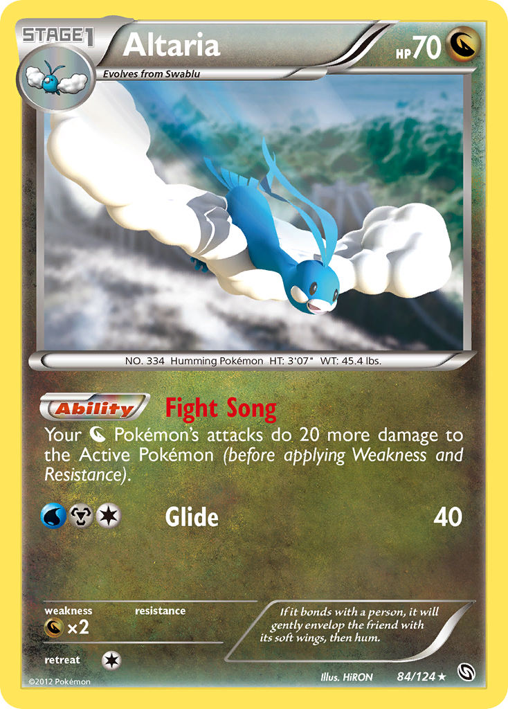 Altaria (84/124) [Black & White: Dragons Exalted] - Card Brawlers | Quebec | Canada | Yu-Gi-Oh!