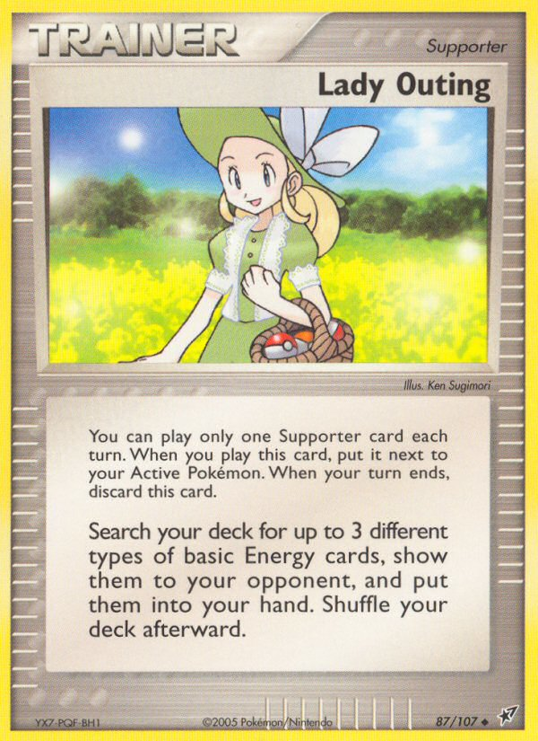 Lady Outing (87/107) [EX: Deoxys] - Card Brawlers | Quebec | Canada | Yu-Gi-Oh!