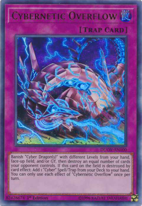 Cybernetic Overflow [DUOV-EN100] Ultra Rare - Card Brawlers | Quebec | Canada | Yu-Gi-Oh!