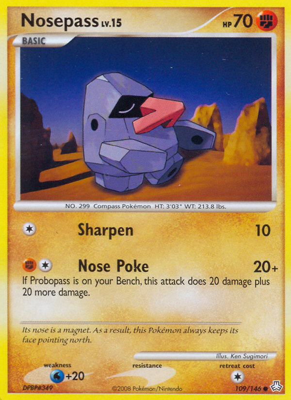 Nosepass (109/146) [Diamond & Pearl: Legends Awakened] - Card Brawlers | Quebec | Canada | Yu-Gi-Oh!