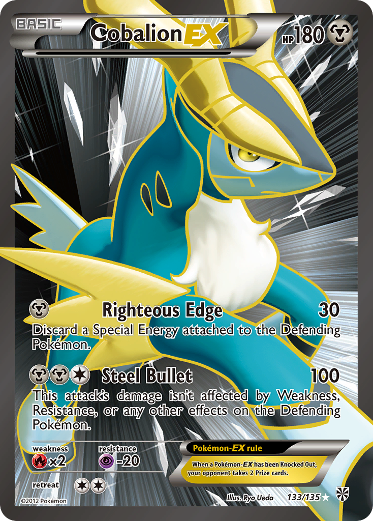 Cobalion EX (133/135) [Black & White: Plasma Storm] - Card Brawlers | Quebec | Canada | Yu-Gi-Oh!