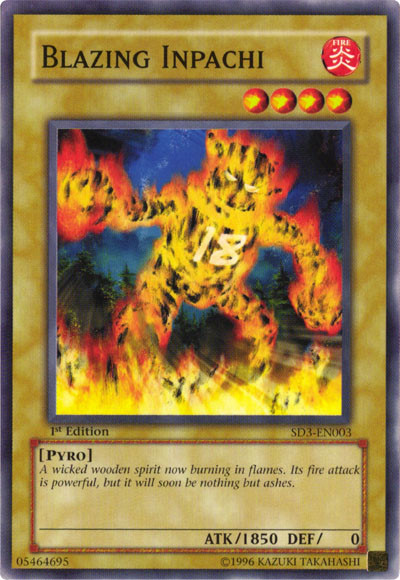 Blazing Inpachi [SD3-EN003] Common - Yu-Gi-Oh! - Card Brawlers | Quebec | Canada |