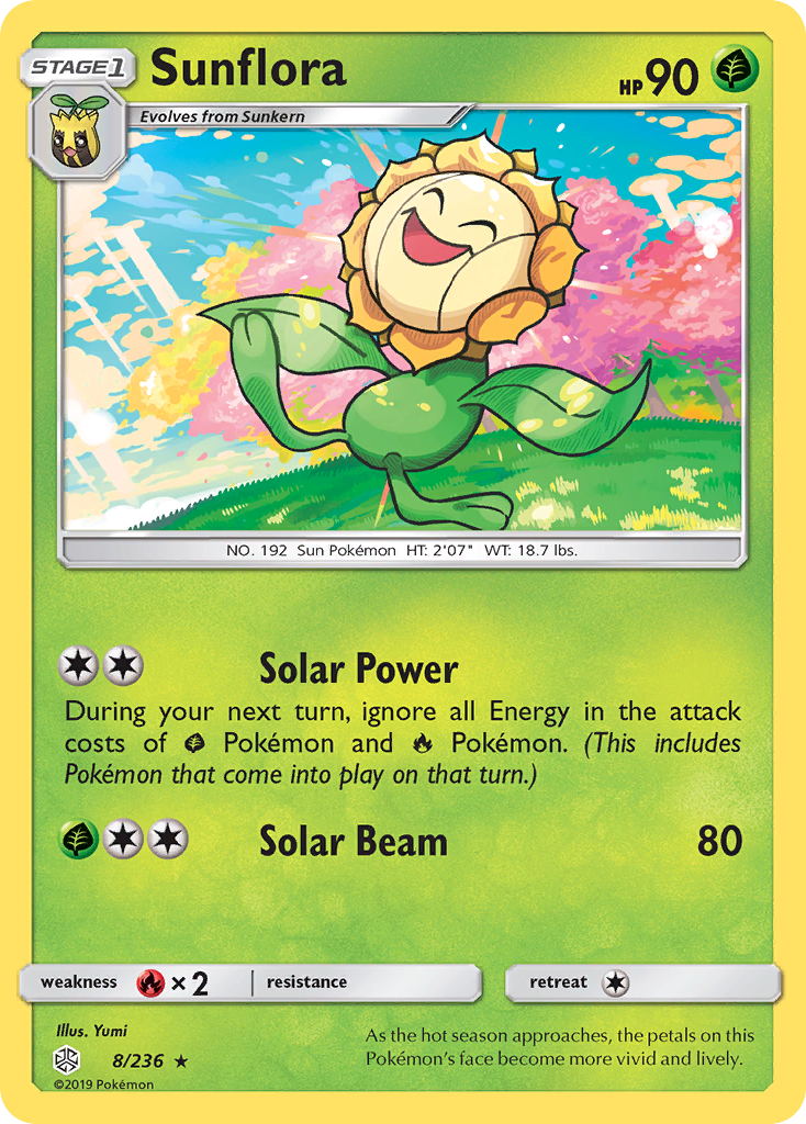 Sunflora (8/236) [Sun & Moon: Cosmic Eclipse] - Card Brawlers | Quebec | Canada | Yu-Gi-Oh!