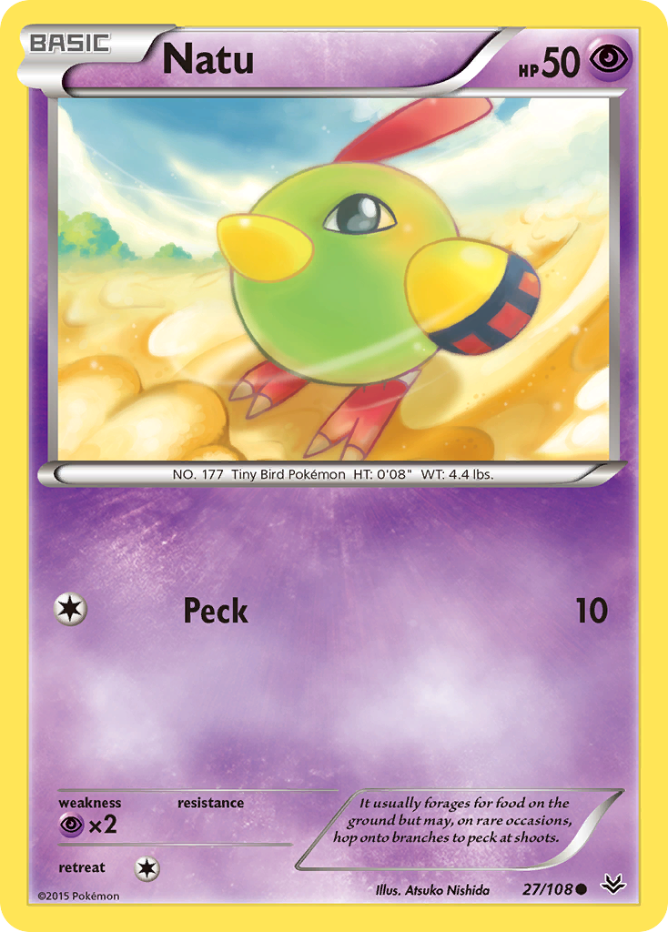 Natu (27/108) [XY: Roaring Skies] - Card Brawlers | Quebec | Canada | Yu-Gi-Oh!