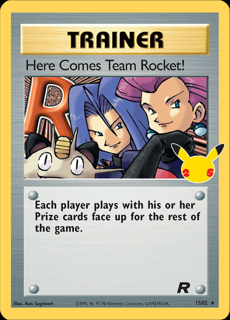 Here Comes Team Rocket! (15/82) [Celebrations: 25th Anniversary - Classic Collection] - Card Brawlers | Quebec | Canada | Yu-Gi-Oh!