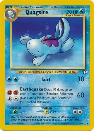 Quagsire (45/111) [Neo Genesis Unlimited] - Card Brawlers | Quebec | Canada | Yu-Gi-Oh!