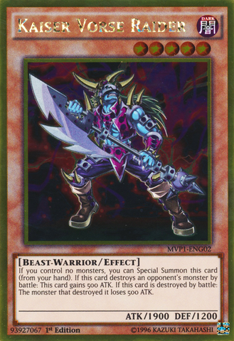 Kaiser Vorse Raider [MVP1-ENG02] Gold Rare - Yu-Gi-Oh! - Card Brawlers | Quebec | Canada |