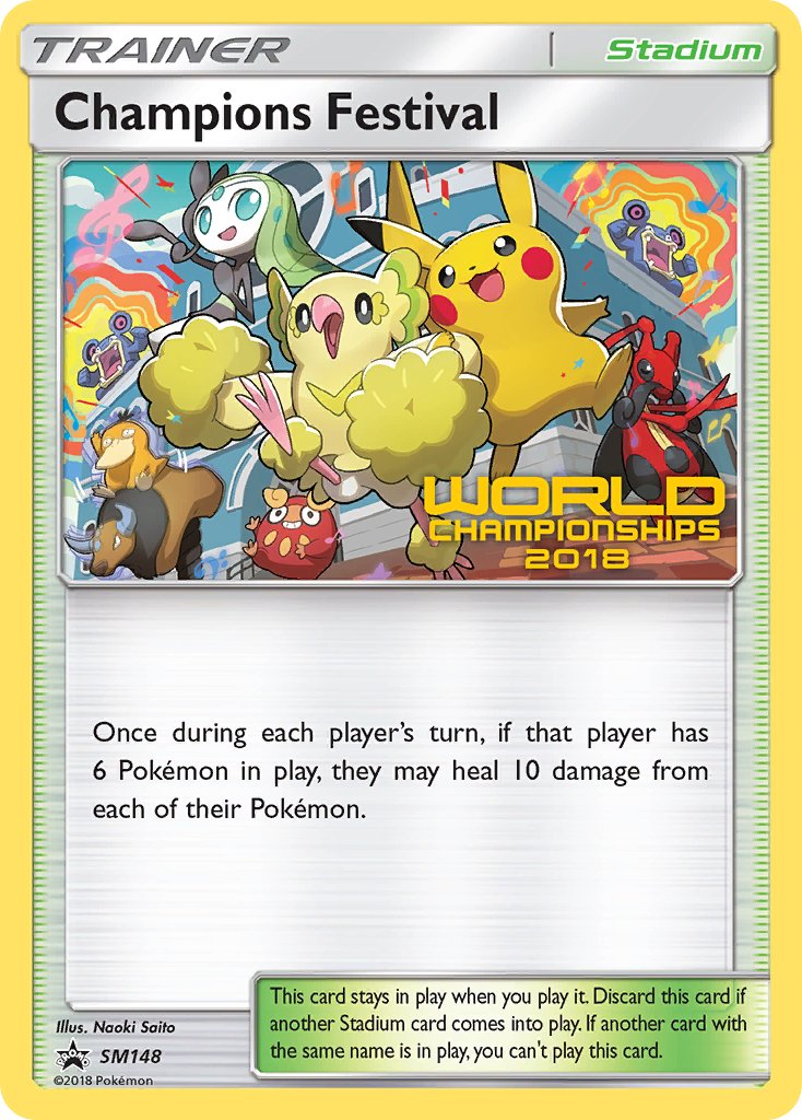 Champions Festival (SM148) (2018 Champion) [Sun & Moon: Black Star Promos] - Card Brawlers | Quebec | Canada | Yu-Gi-Oh!