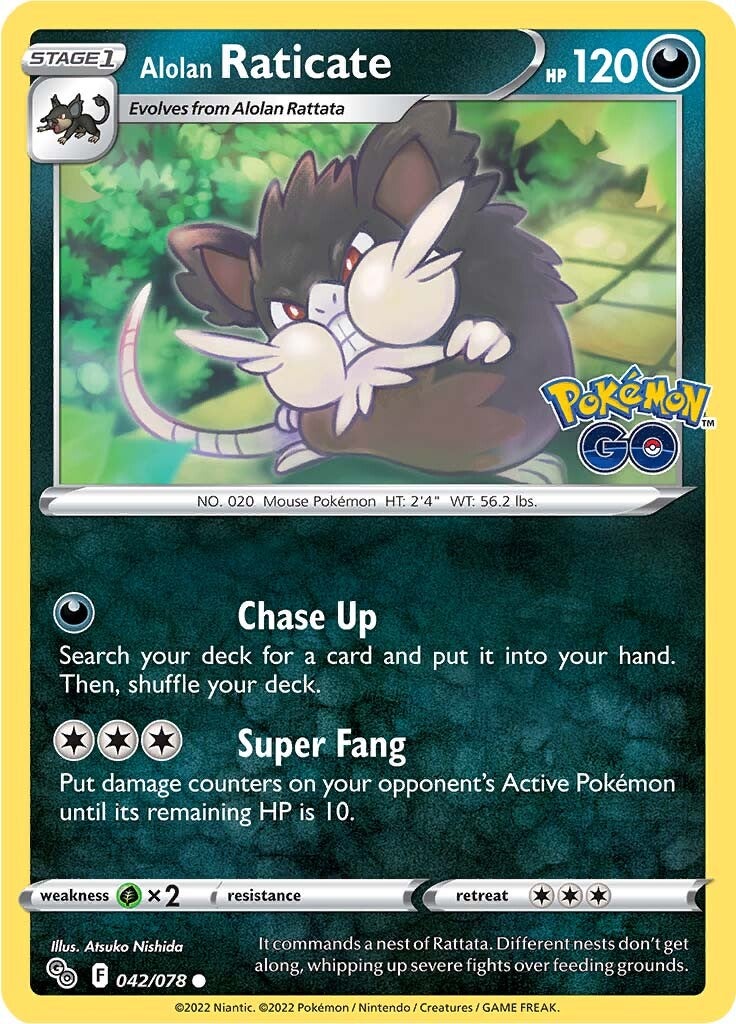 Alolan Raticate (042/078) [Pokémon GO] - Card Brawlers | Quebec | Canada | Yu-Gi-Oh!
