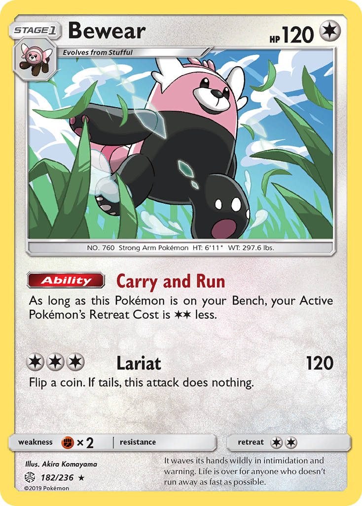 Bewear (182/236) [Sun & Moon: Cosmic Eclipse] - Card Brawlers | Quebec | Canada | Yu-Gi-Oh!
