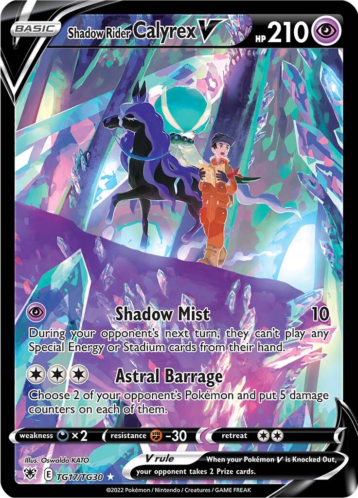 Shadow Rider Calyrex V (TG17/TG30) [Sword & Shield: Astral Radiance] - Card Brawlers | Quebec | Canada | Yu-Gi-Oh!